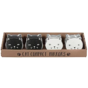 Set of 12 Cat Compact Mirrors