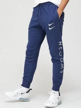 Nike Swoosh Reflective Jogger - Navy/Silver, Navy/Silver, Size XL, Men