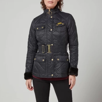 Barbour International Womens Modern International Polarquilt Jacket - Black - UK 10