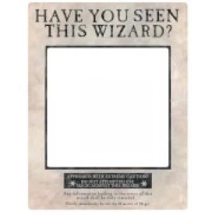 Harry Potter White Wanted Selfie Frame Poster with Props