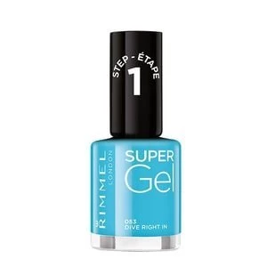 Rimmel Super Gel Nail Polish Dive Right In 53 Blue