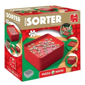 Jumbo Puzzle Mates Sorting Tray - Red