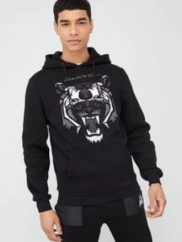 Kings Will Dream Demon Reflective Overhead Hoodie - Black