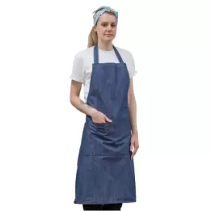 Dennys Unisex Adult Polycotton Full Apron (One Size) (Light Denim)