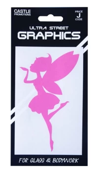 Outdoor Grade Vinyl Sticker - Kiss Fairy- CASTLE PROMOTIONS- GR147