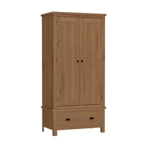 Rosewell Natural Oak Double Wardrobe