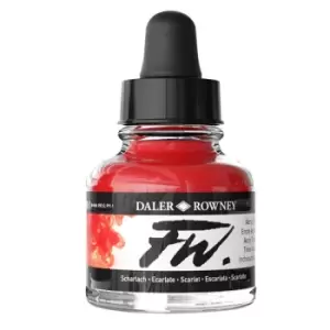 Daler-Rowney FW Artists Acrylic Ink 29.5ml Scarlet