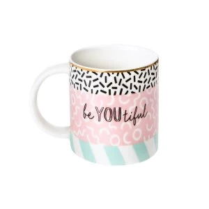 Sass & Belle Memphis Modern Be You Beautiful Mug