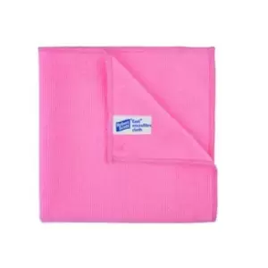 Microfibre Cloths EXEL, Pack of 10 (Pink) 40 x 40cm