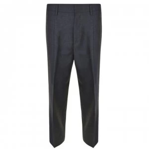 DKNY Crop Reverse Trousers - Smoke Heather