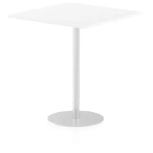 Italia Poseur Table Square 10001000 Top 1145 High White