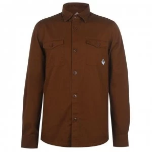 Barbour Beacon Twill Overshirt - Camel