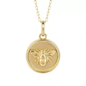 Yellow Gold Bee Medal Pendant GP2341