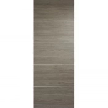 Santandor Internal Light Grey Laminate 5 Panel Door - 762 x 1981mm