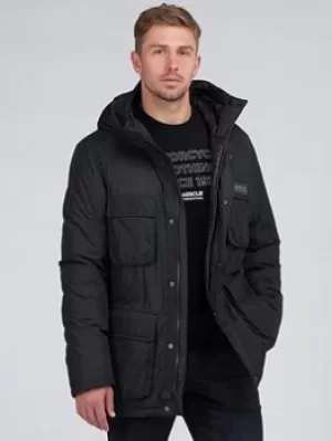 Barbour International Transmisson Arden Quilt, Black, Size 2XL, Men