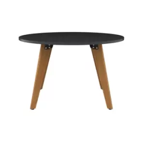 Plateau Office Round Meeting Table - 1400mmX740mm - Anthracite