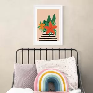 East End Prints Tiger Lily Print Orange