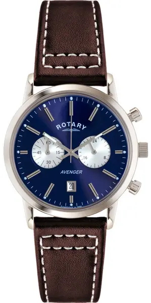 Rotary Watch Avenger Chronograph Mens - Blue RTY-601