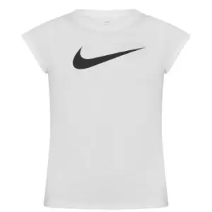 Nike Swoosh T Shirt Infant Girls - White