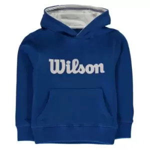 Wilson Script Hoodie Junior Boys - Blue