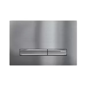 Geberit - Sigma50 Dual Flush Plate - Brushed Chrome