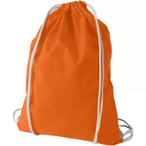 Bullet Oregon Cotton Premium Rucksack (Pack Of 2) (44 x 32 cm) (Orange)