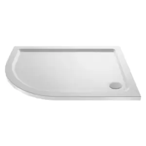 Hudson Reed Offset Quad Shower Tray Left Hand 1200 x 900mm - White