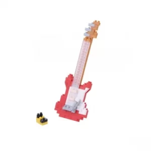 Red Electric Guitar (Nanoblocks) Figure