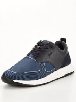 Hugo Boss Titanium Runner Trainers Dark Blue Size 7 Men