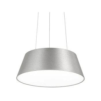 Ideal Lux Lighting - Ideal Lux LED Decorative Cylindrical Pendant Chrome, 3000K