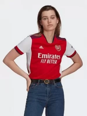 adidas Arsenal 21/22 Home Jersey, White/Red Size M Women