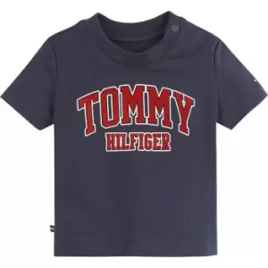 Tommy Hilfiger Babies Logo T-Shirt - Blue