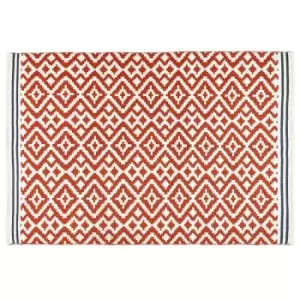 Origins Aztec Rug Terracotta and Grey 120 x 170cm