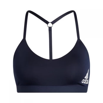 adidas All Me Light Support Training Bra - Legend Ink / White