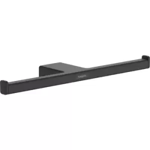 Hansgrohe AddStoris Double Roll Holder Matt in Black Metal