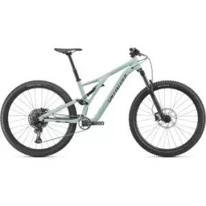 2022 Specialized Stumpjumper Alloy Full Suspension Mountain Bike in White Sage