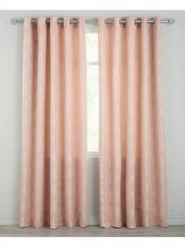 Delta Jacquard Eyelet Curtains