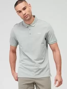 HUGO Donos222 Regular Fit Polo Shirt, Light Green Size M Men