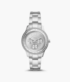 Fossil Women Stella Sport Multifunction Stainless Steel Watch