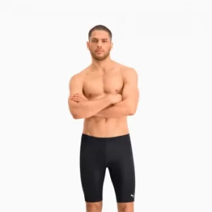 PUMA Swim Mens Jammer Swimsuit, Black, size X Large, Clothing