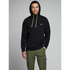 Jack and Jones Pinn Hooded Sweater Mens - Black