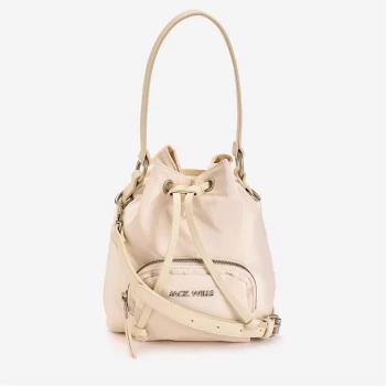 Jack Wills Mini Drawstring Bag - Cream