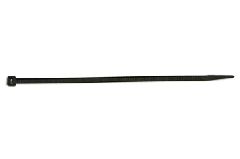Black Cable Tie 300mm x 7.6mm Pk 100 Connect 30319
