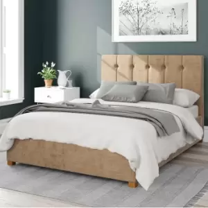 Hepburn Firenze Velour Ottoman Bed Frame Champagne