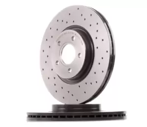 BREMBO Brake disc FORD,VOLVO 09.A728.1X 1368548,1384290,274521 Brake rotor,Brake discs,Brake rotors 30666996,31262720,31302573