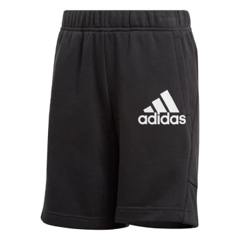 adidas Badge of Sport Shorts male - Black / White