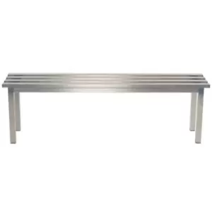 Slingsby Aqua Mezzo Freestanding Changing Room Bench - Stainless Steel 1000mm Wi