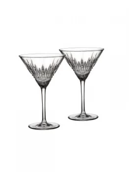 Waterford Lismore Diamond Martini Set of 2