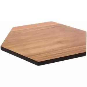 Socorro Hexagonal Black Edge Chopping Board - Premier Housewares