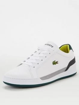 Lacoste Challenge Leather Trainers - White, Size 9, Men